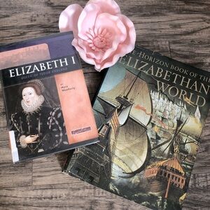 ELIZABETH I QUEEN OF ENGLAND & THE ELIZABETHAN WORLD royal historical books